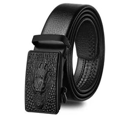 Fish Automatic Buckle PVC Belt For Men