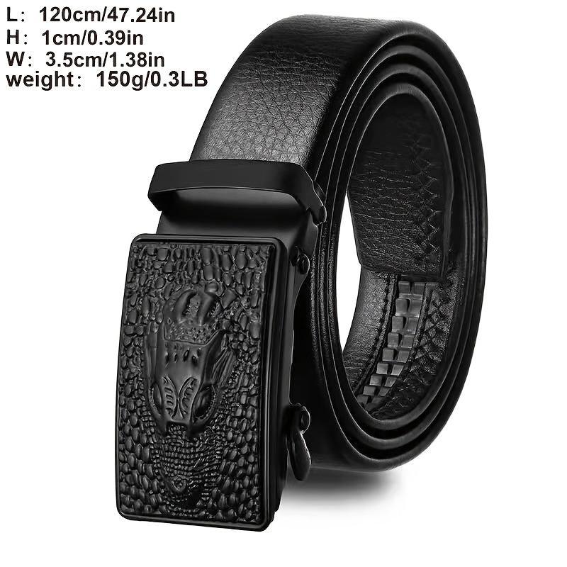 Fish Automatic Buckle PVC Belt For Men
