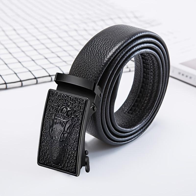 Fish Automatic Buckle PVC Belt For Men