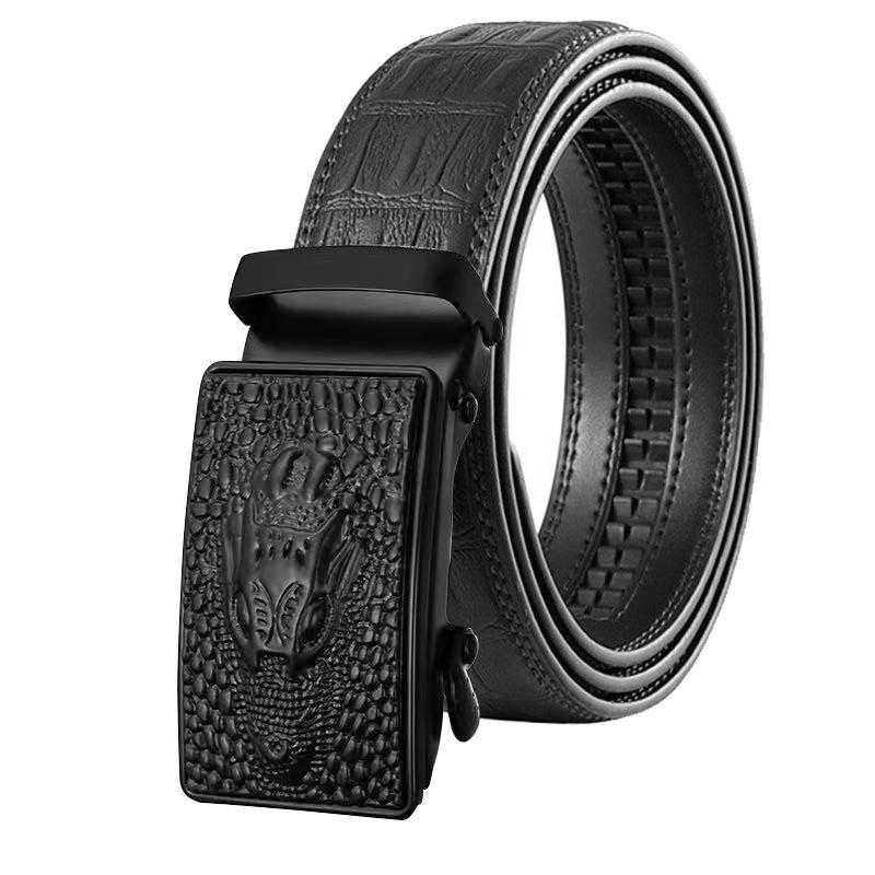 Fish Automatic Buckle PVC Belt For Men
