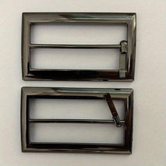 Metal Buckle Stylish Belt For Men Set of 2