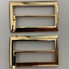 Metal Buckle Stylish Belt For Men Set of 2