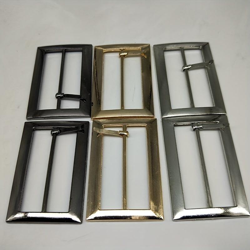 Metal Buckle Stylish Belt For Men Set of 2