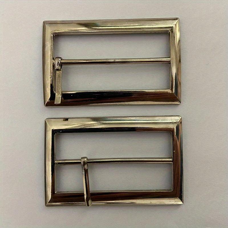 Metal Buckle Stylish Belt For Men Set of 2
