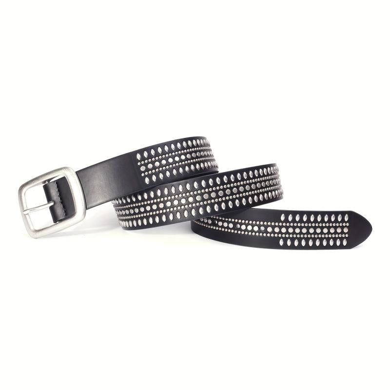 Western Cowboy Punk Belt For Jeans Dress Studded Belts Strap