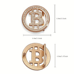 Alloy Round Buckle Casual Belt Buckle for Men