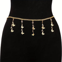 Butterfly Tassel Charm Chain Belt Waist Chain Jewelry