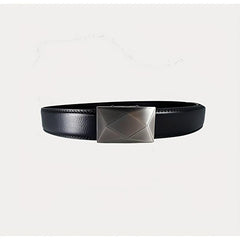 Men's Leather Belt Automatic Buckle Business Suit Waist Strap