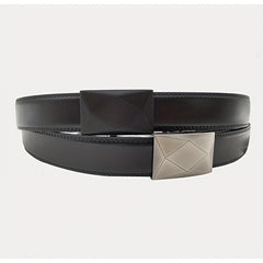Men's Leather Belt Automatic Buckle Business Suit Waist Strap