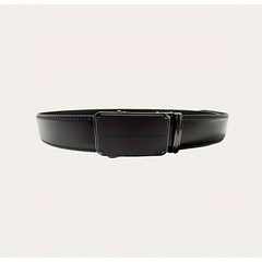 ZDC X12 Men's Leather Belt Automatic Buckle Casual Belt C Step Line 14 Pattern