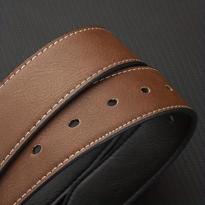 Men's Business Buckle Belt for Trousers Pants