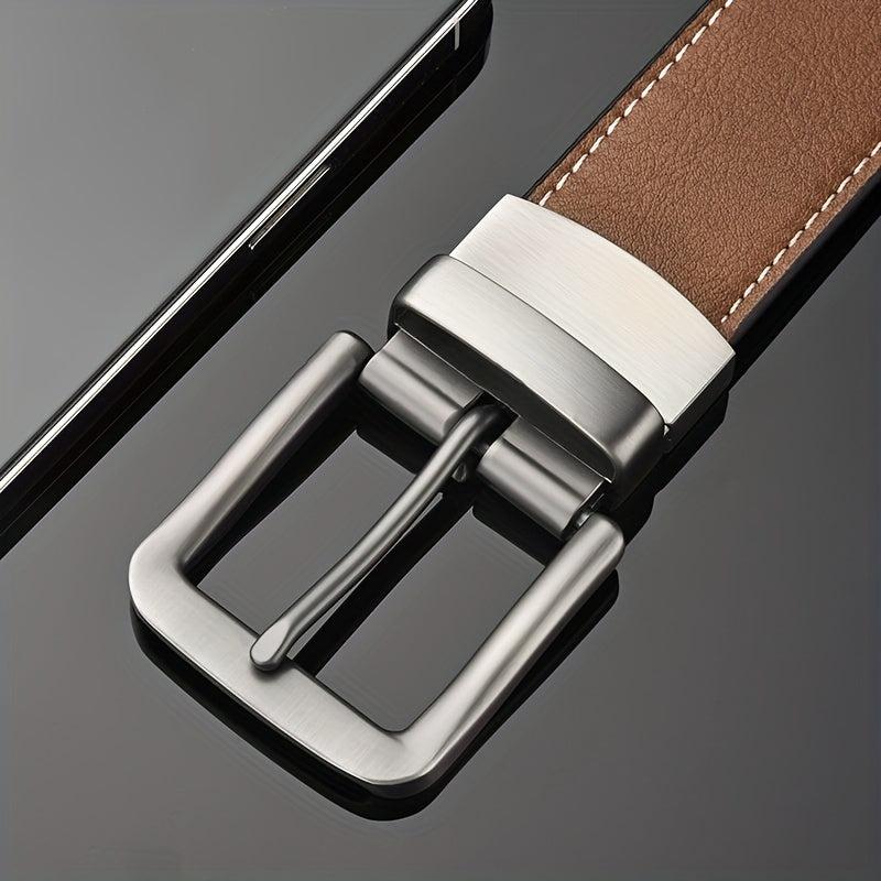 Men's Business Buckle Belt for Trousers Pants