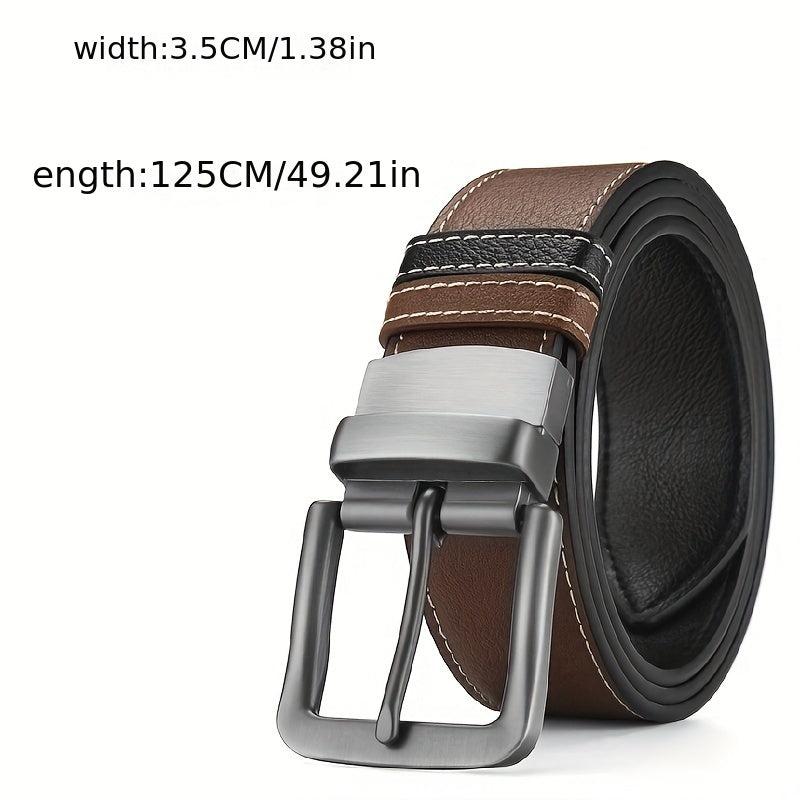 Men's Business Buckle Belt for Trousers Pants