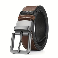 Men's Business Buckle Belt for Trousers Pants