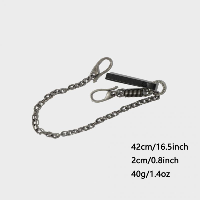 Men's Spring Pants Chain Accessory
