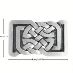 Retro Pattern Belt Buckle Casual Decorative Belt Buckle