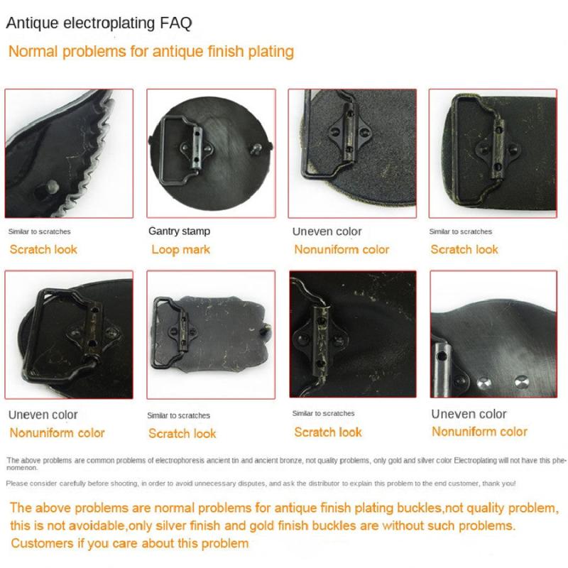 Alloy Flag Cross Letter Belt Buckle Western Cowboy Novelty Buckle