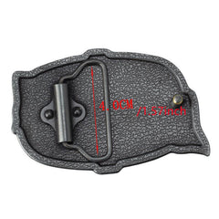 Alloy Flag Cross Letter Belt Buckle Western Cowboy Novelty Buckle