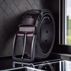 Men's Business Casual Leather Belt