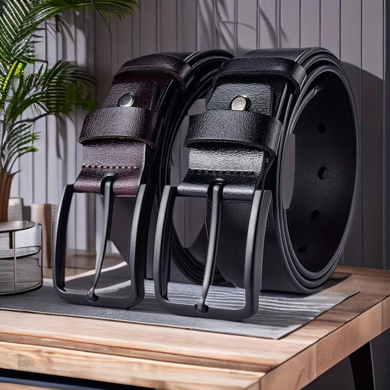Men's Business Casual Leather Belt