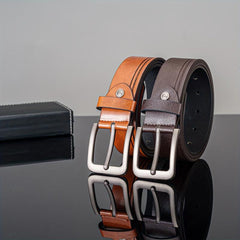 Casual Faux Leather Men's Belt