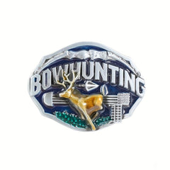 Western Cowboy Deer Belt Buckle Retro Casual Belt Buckle Belts Decoration