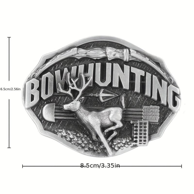 Western Cowboy Deer Belt Buckle Retro Casual Belt Buckle Belts Decoration