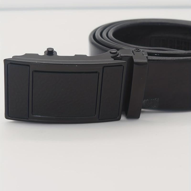 Men's Leather Business Casual PU Automatic Belt