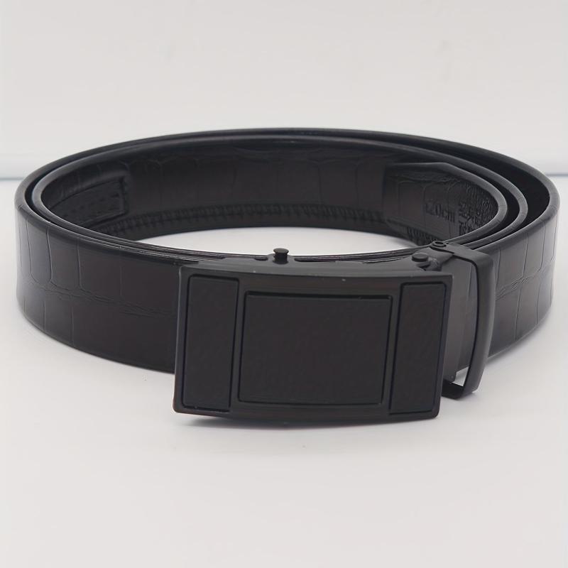 Men's Leather Business Casual PU Automatic Belt