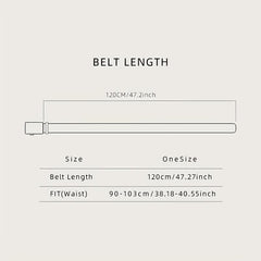 Men's Leather Business Casual PU Automatic Belt