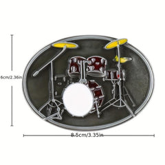 Hip Hop Drum Belt Buckle for Men