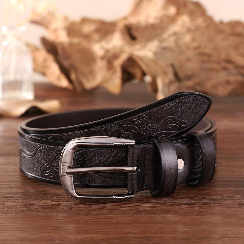 Men's Casual Vintage Business Leather Belt