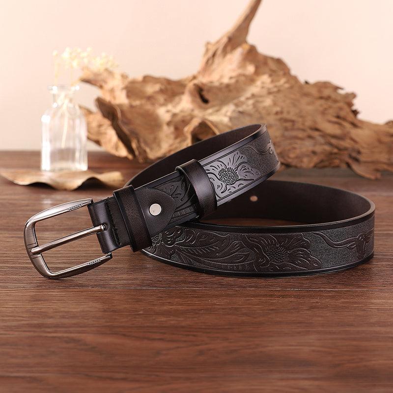 Men's Casual Vintage Business Leather Belt