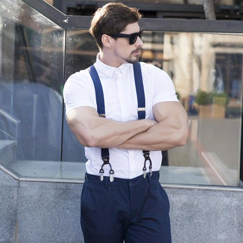 Mature Adult Leather Shoulder Strap Belt for Men
