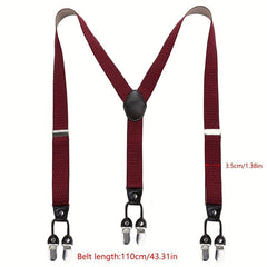Mature Adult Leather Shoulder Strap Belt for Men