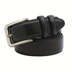Men's Leather Business Belt for Jeans Pants