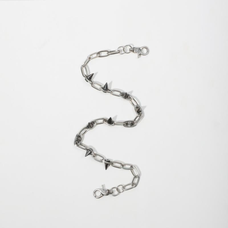 Men's Spiked Iron Chain Pants Chain