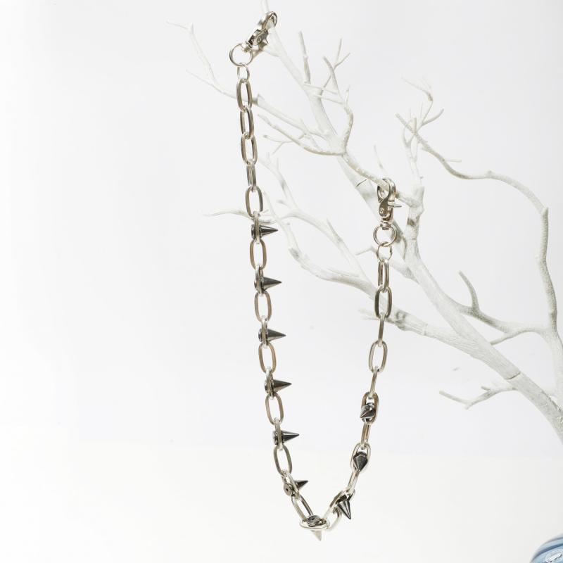 Men's Spiked Iron Chain Pants Chain