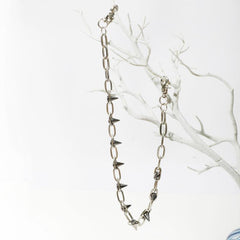 Men's Spiked Iron Chain Pants Chain