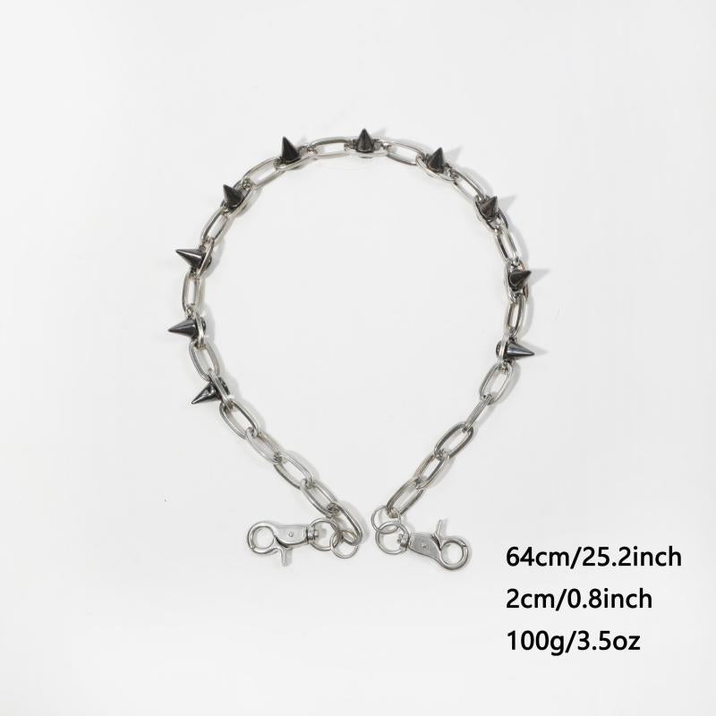 Men's Spiked Iron Chain Pants Chain