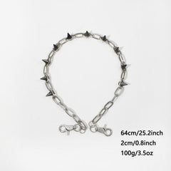Men's Spiked Iron Chain Pants Chain