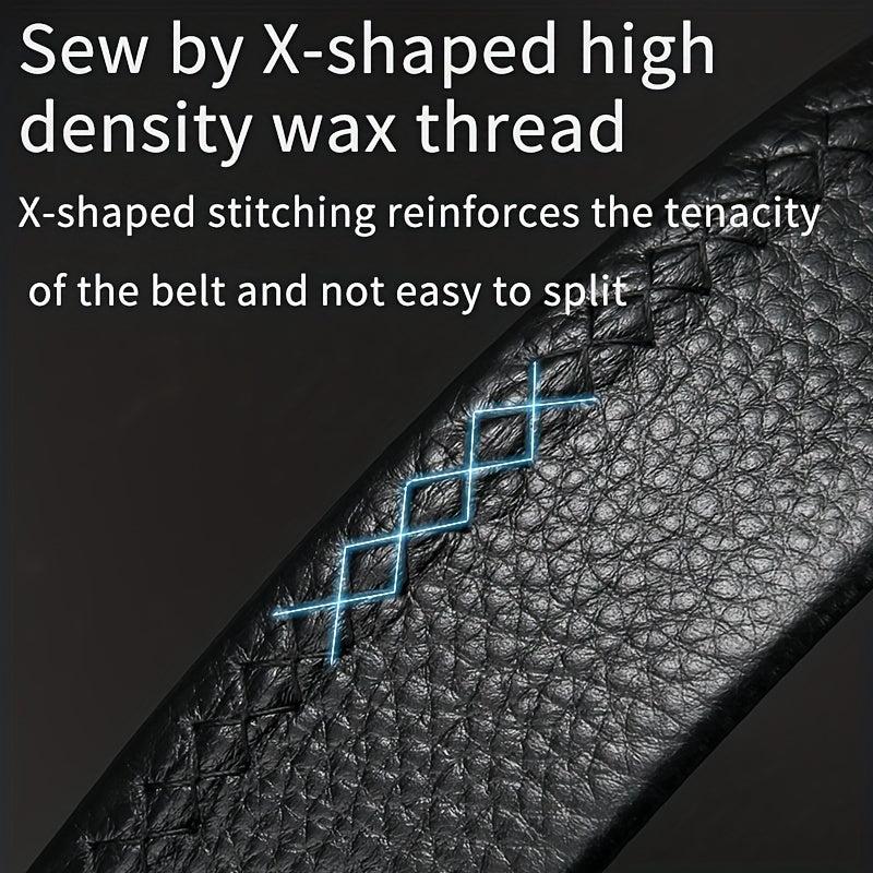Men's Automatic Buckle Leather Business Casual Belt