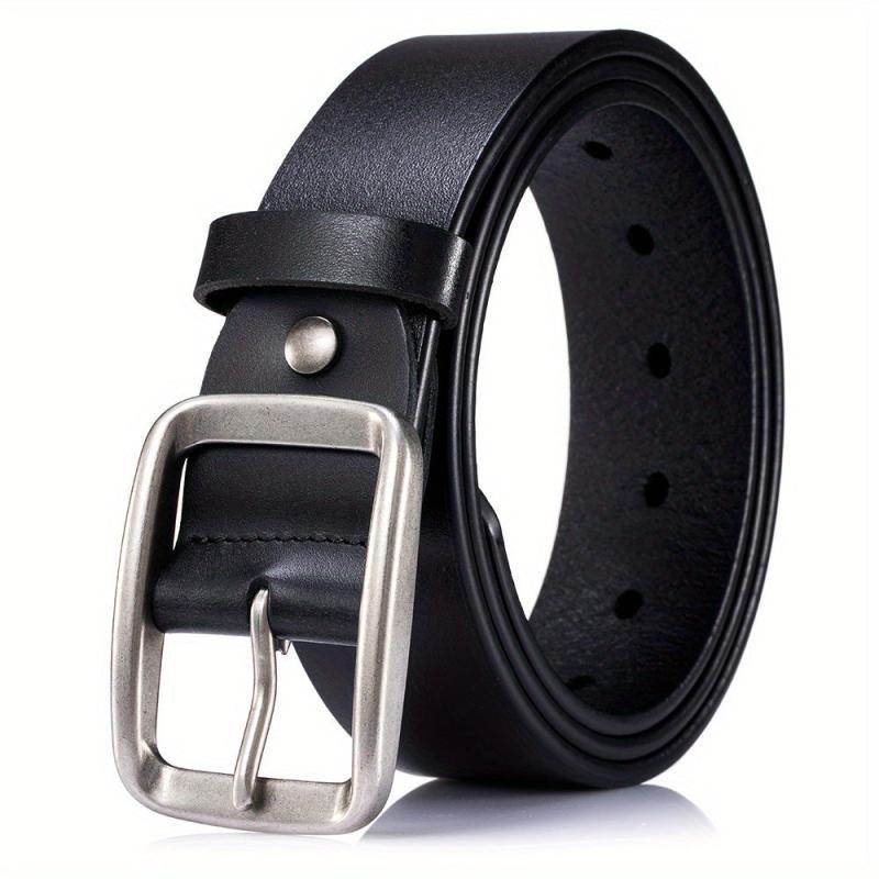 Casual Men's Leather Belt Retro Top Layer Cowhide Belt