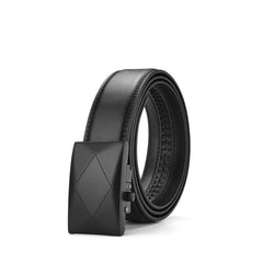 High end Men's Leather Business Belt with Automatic Buckle