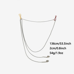 Men's Earphone Necklace Trousers Chain Belt