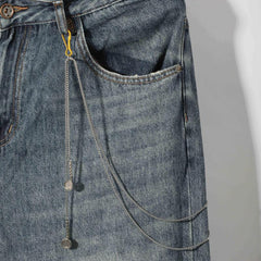 Men's Earphone Necklace Trousers Chain Belt