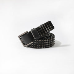 Men's PU Leather Punk Rivet Head Belt
