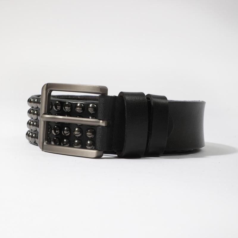 Men's PU Leather Punk Rivet Head Belt