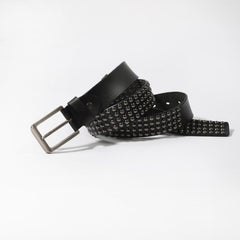 Men's PU Leather Punk Rivet Head Belt