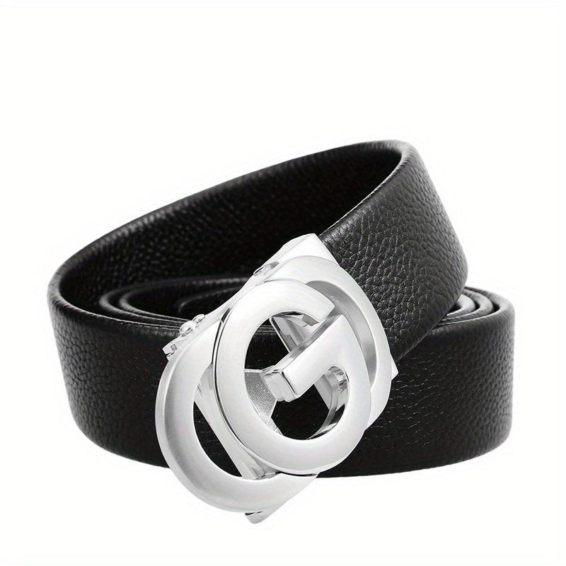 Men's Leather Business Casual Jeans Belt